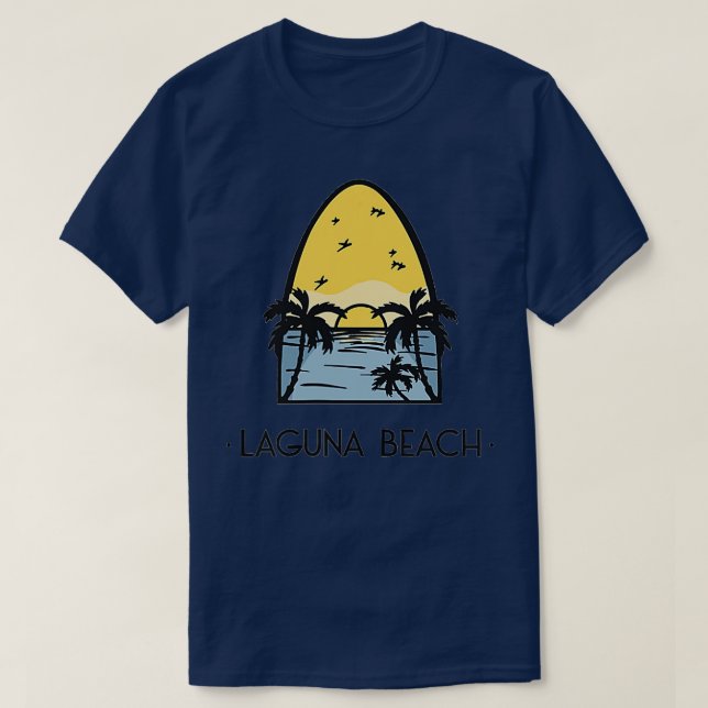Camiseta Surf Laguna Beach Vintage (Frente do Design)