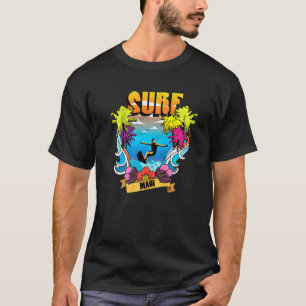 Camiseta Surf Maui - Roupas de Design do Havaí
