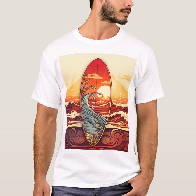 Camiseta Surf n' Roll T-Shirt (Frente)