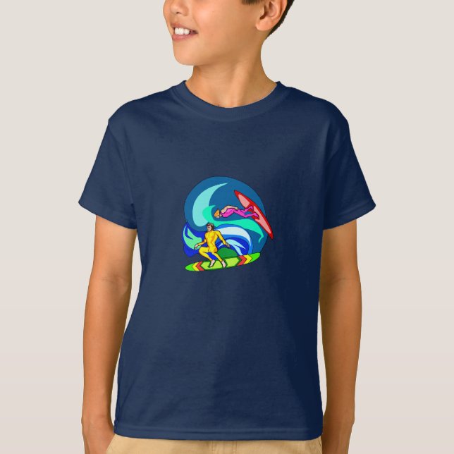 Camiseta Surf na onda - (Frente)