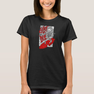 Camiseta Surf Ou Gótico Mortal, Bruxa Occulta Satânica Do T