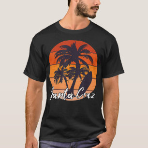 Camiseta Surf Palm Tree Summer Vintage Surfistas Locais