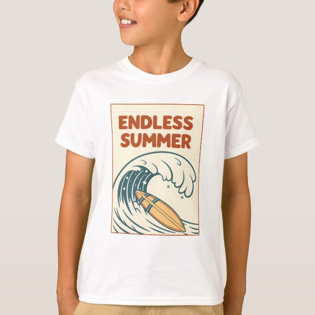 Camiseta Surf, Para Sempre Verão. (Frente)