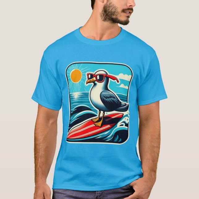 Camiseta Surf SEAGULL UP 2 (Frente)