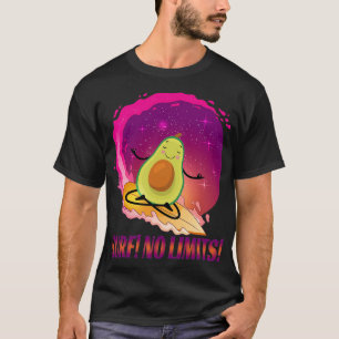 Camiseta Surf Sem Limites Yoga Avocado Surfar No Espaço