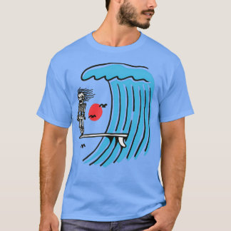 Camiseta Surf Skeleton