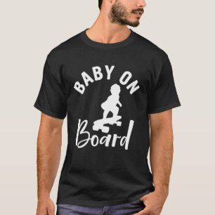 Camiseta Surf Solar do Bebê no Conselho do skate Mem