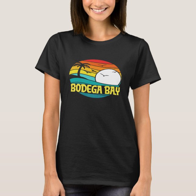 Camiseta Surf Sun Bodega Bay 80s Graphic Premium (Frente)
