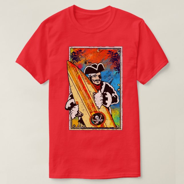 Camiseta Surf T de Piratex27s (Frente do Design)