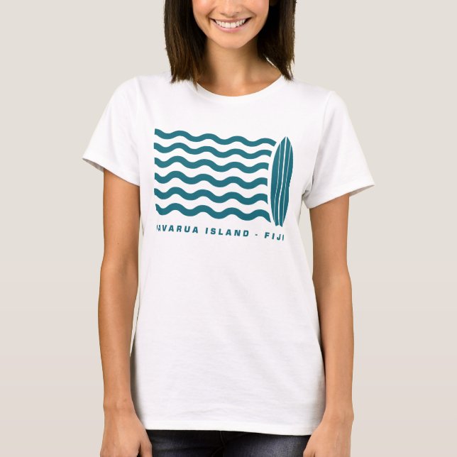 Camiseta Surf Tavarua em Fiji (Frente)