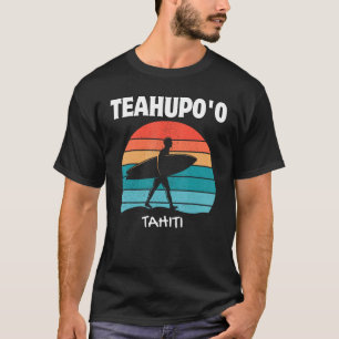 Camiseta Surf TEAHUPO'O TAHITI - Vintage - Surfe