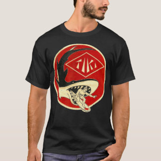 Camiseta SURF TIKI Cuidado com aqueles tubarões, cara