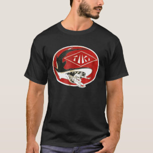 Camiseta SURF TIKI T Shirt Cuidado com aqueles tubarões car