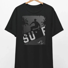 Camiseta Surf Vibes Gráfico Premium Tee