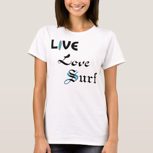 Camiseta Surf vivo do amor (Frente)