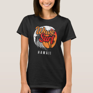 Camiseta Surf Wave Hawaii Ocean Island Vacing Beach Trave