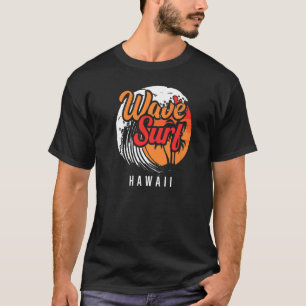 Camiseta Surf Wave Hawaii Ocean Island Vacing Beach Trave