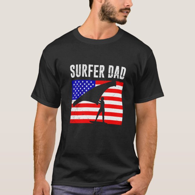 Camiseta Surf Wing Pai Usa Foiler Wing (Frente)