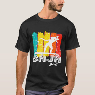 Camiseta Surf Womens Baja Retro Vintage Norte Baja