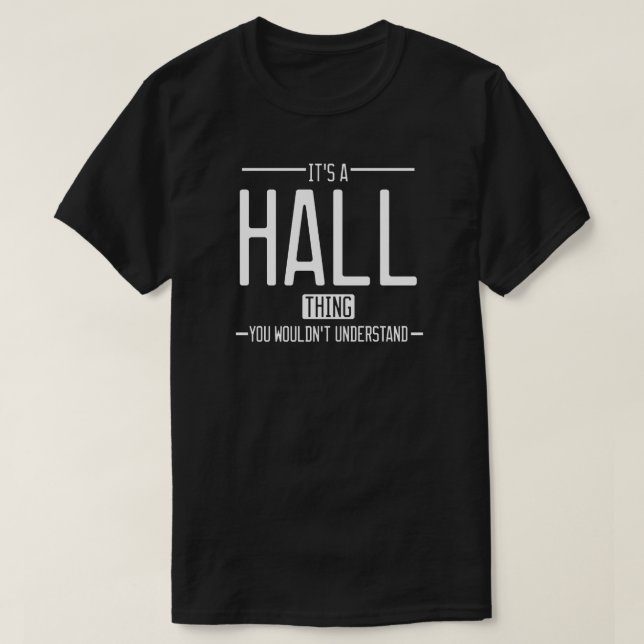 Camiseta Surfama engraçada do Hall (Frente do Design)