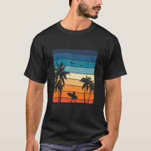 Camiseta Surfando em North Shore Havaí Ilha Havaiana Cute S