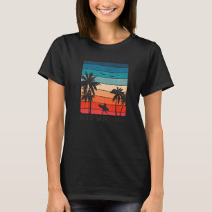 Camiseta Surfando em North Shore Havaí Ilha Havaiana Cute S
