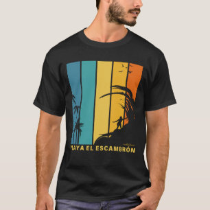 Camiseta Surfando na Praia El Escambron San Juan Porto Rico