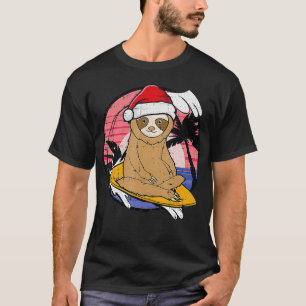 Camiseta Surfando No Natal Em Julho Férias De Verão Na Prai