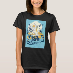 Camiseta Surfando Rivas Nicarágua Mapa Artesanía Arte Artes