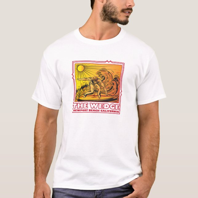 CAMISETA SURFAR DE CALIFÓRNIA DA CUNHA (Frente)
