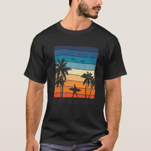 Camiseta Surfar em North Shore Havaí Havaiano 70 Retro Suns