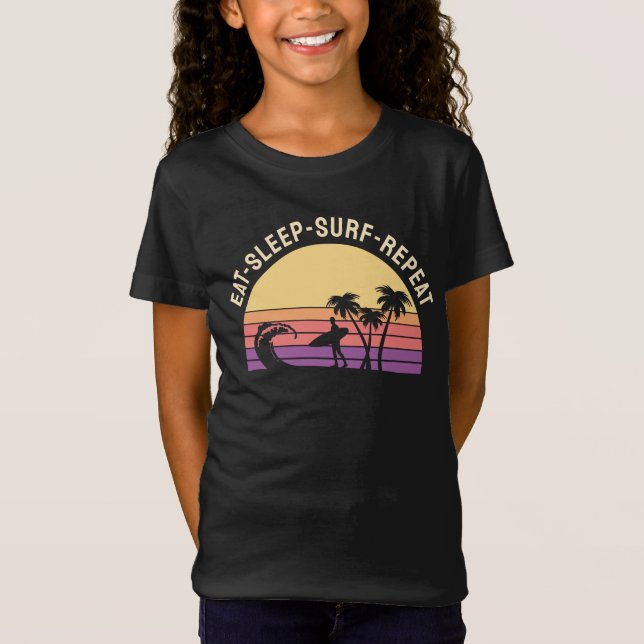 Camiseta Surfar em Retro (Frente)