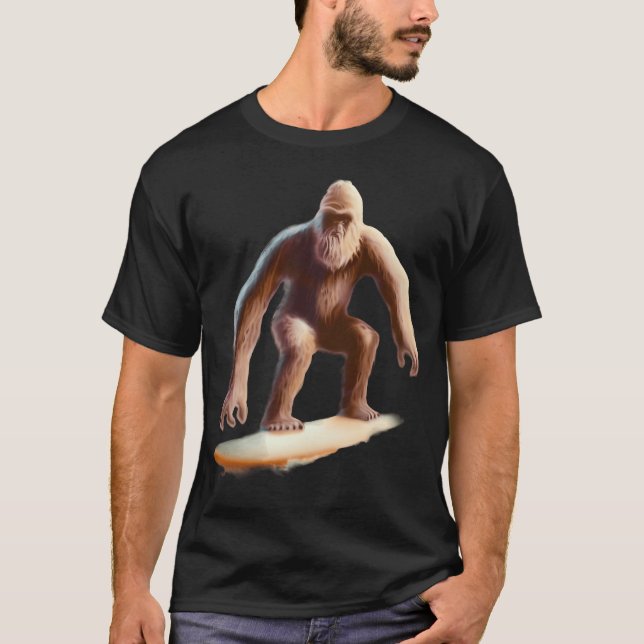 Camiseta surfar engraçado (Frente)