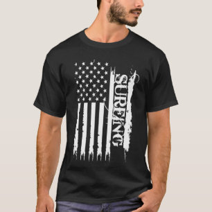 Camiseta Surfar nos Estados Unidos se afundou com bandeira