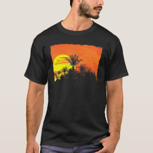 Camiseta Surfar Sob O Surf Sunset