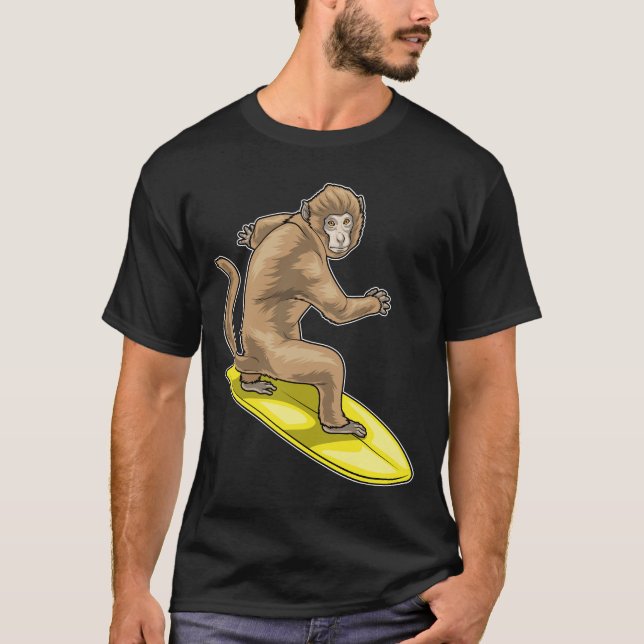 Camiseta Surfboard do macaco (Frente)