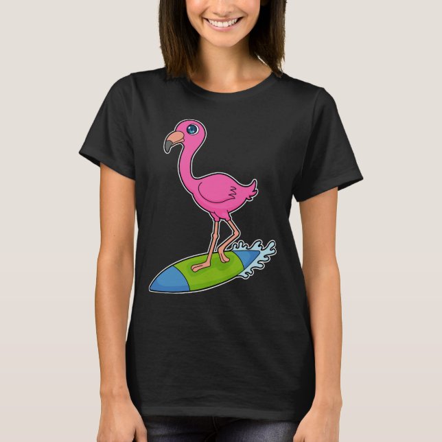 Camiseta Surfboard Flamingo (Frente)