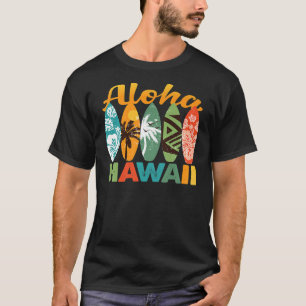 Camiseta Surfboard Havaiana Aloha Hawaii Surfer Design em B