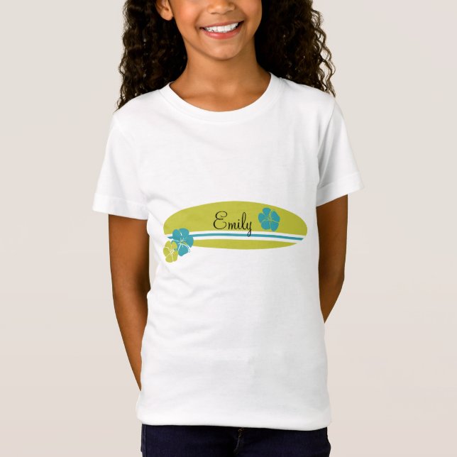 Camiseta Surfboard Hibiscus (Frente)