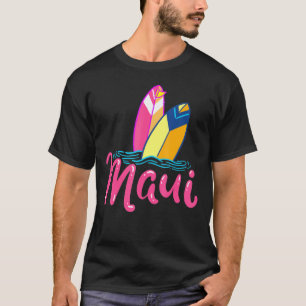 Camiseta Surfboard Maui Surfing Surfer Beach VacWinds