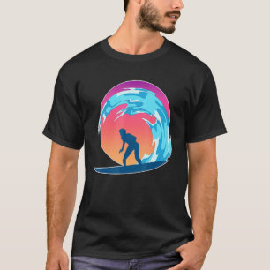 Camiseta Surfboard Surfer Sea Waves Água Esporte Oceano Sol