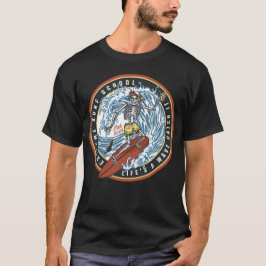 Camiseta Surfe - A vida é uma onda que pega T-Shirt