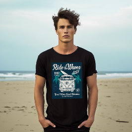 Camiseta Surfe as Ondas Retro Surf