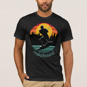 Camiseta Surfe de Esqui de Água em Wakeboard