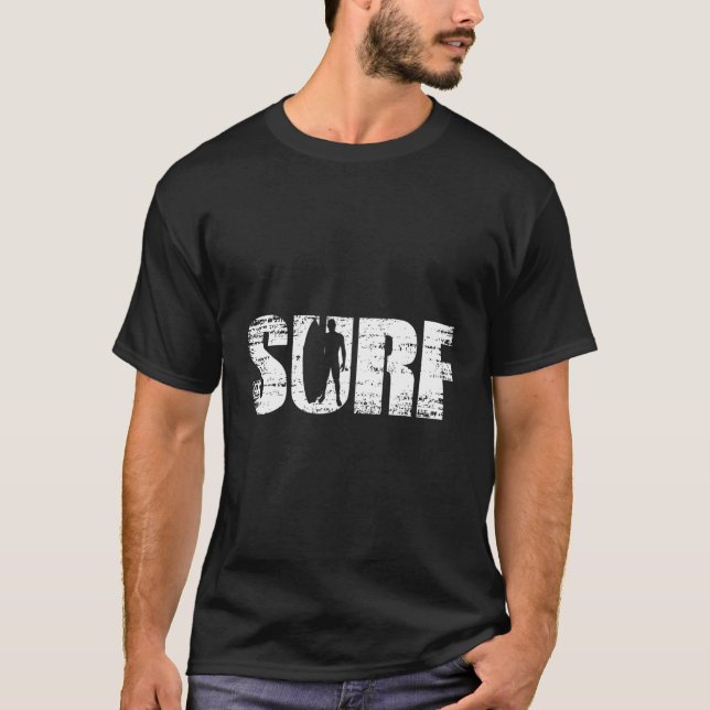 Camiseta Surfe De Olho Distante Para Surfistas (Frente)