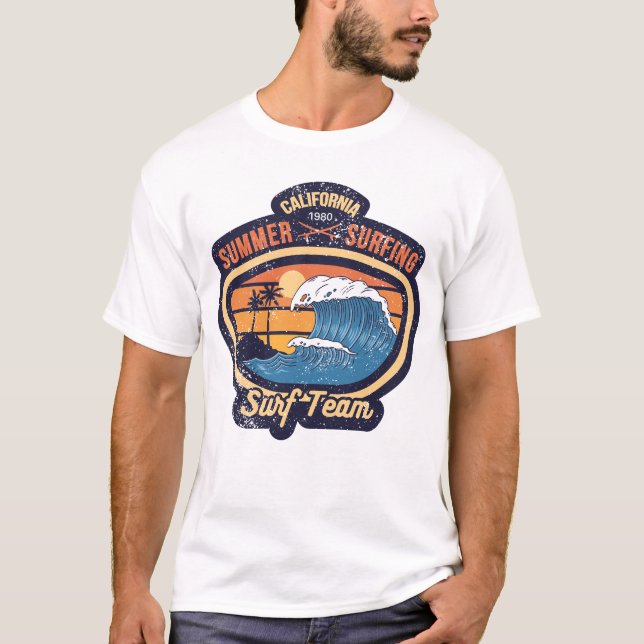 Camiseta Surfe de Verão (Frente)
