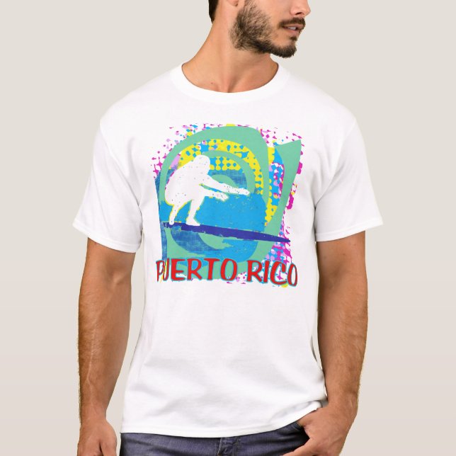 Camiseta Surfe em Porto Rico (Frente)
