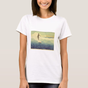 Camiseta Surfe em Vintage