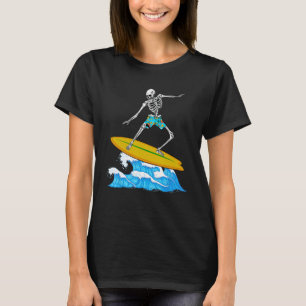 Camiseta Surfe legal Para Homens Surfijiboia-Esquelética