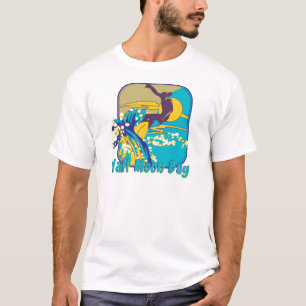 Camiseta Surfe na Baía da Meia Lua